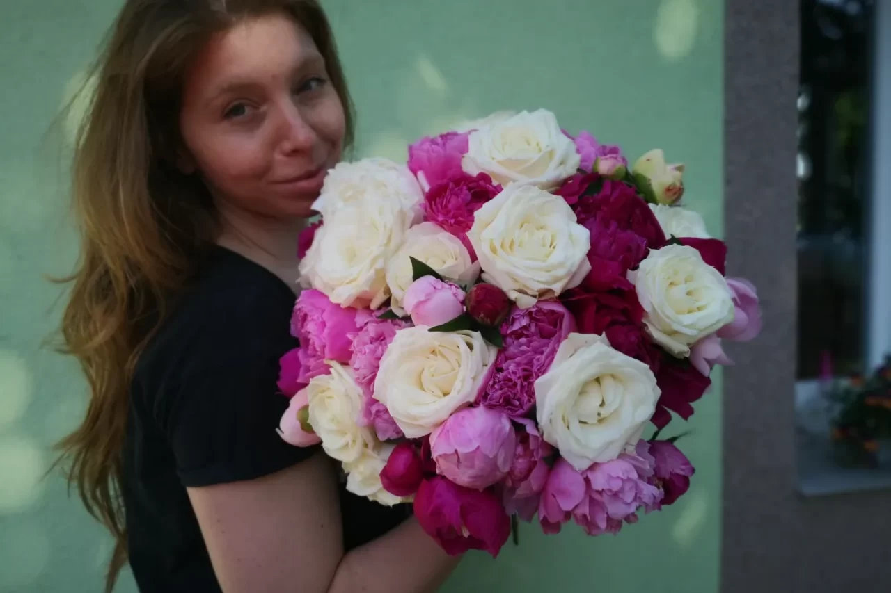 Řezaná kytice růžová Řezaná kytice růžová