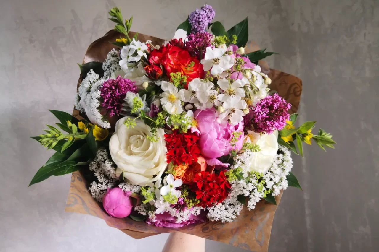 Řezaná kytice barevná Řezaná kytice barevná