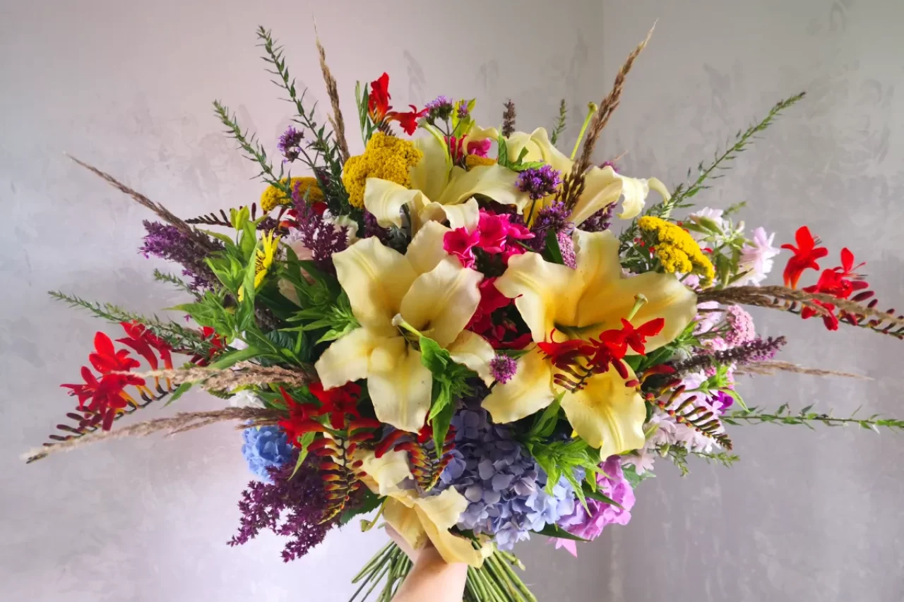 Řezaná kytice barevná Řezaná kytice barevná