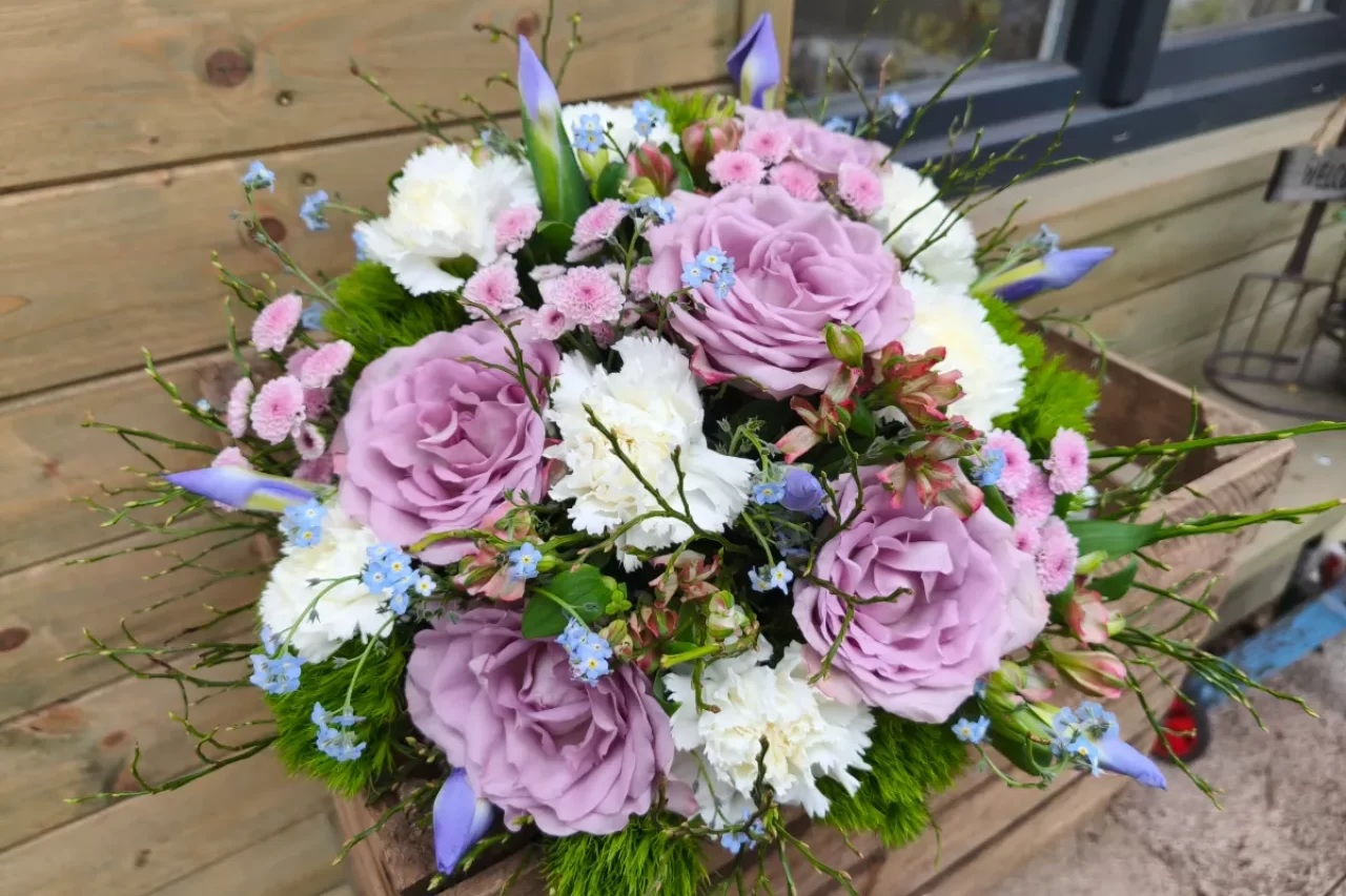 Řezaná kytice v jemných pastelových odstínech Řezaná kytice v jemných pastelových odstínech