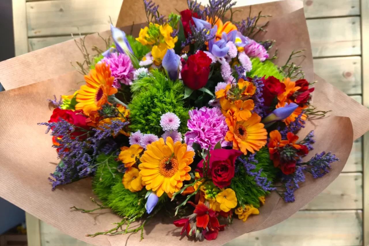 Řezaná kytice barevná jarní Řezaná kytice barevná jarní