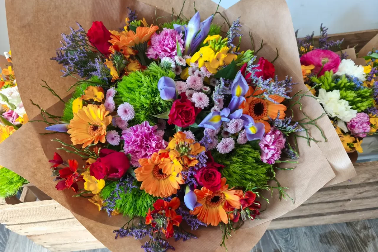 Řezaná kytice barevná jarní Řezaná kytice barevná jarní