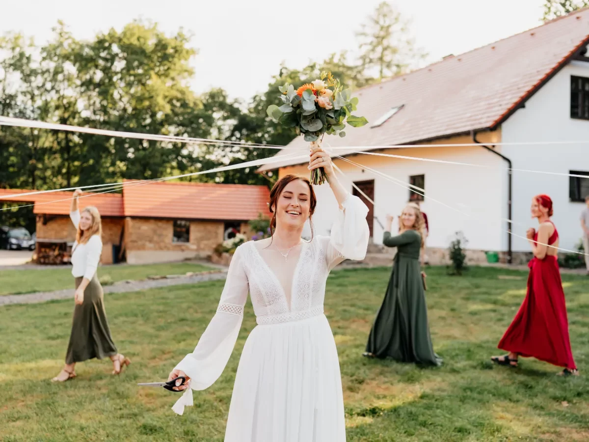 Kytice na házení Kytice na házení