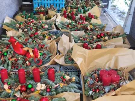 Adventní dekorace na stůl na zakázku